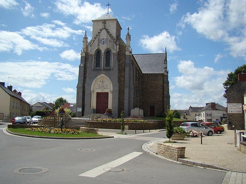 Taxi Rennes vers La Mézière église