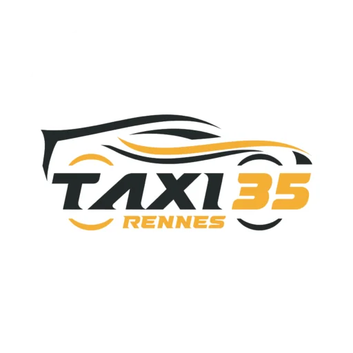Rennes-taxi35, logo officiel service de taxi à Rennes